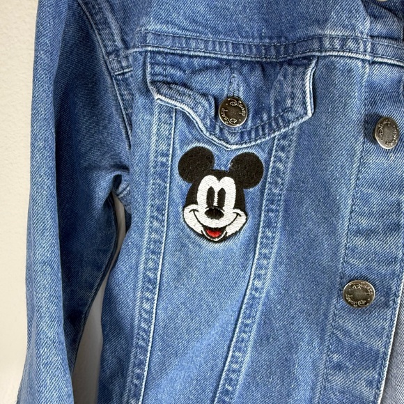 Disney Mickey Mouse Blue Denim Jacket - Picture 3 of 5